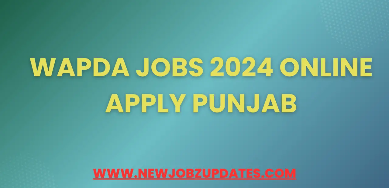 WAPDA Jobs 2024 Online Apply Punjab